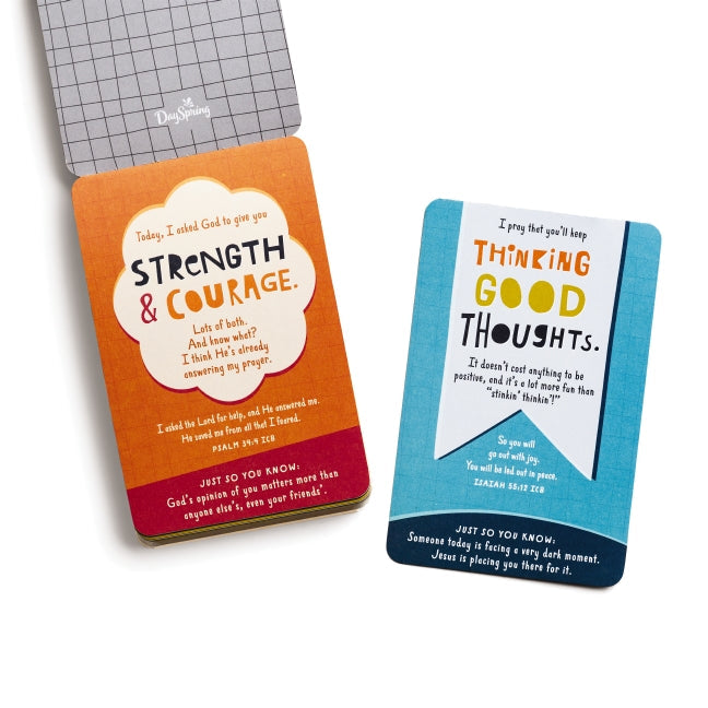 100 Empowering Notes for Kids: Prayers to Share (Shareable Messages of Encouragement with a Prayer, Scripture, and 'Just So-You-Know' Affirmations)