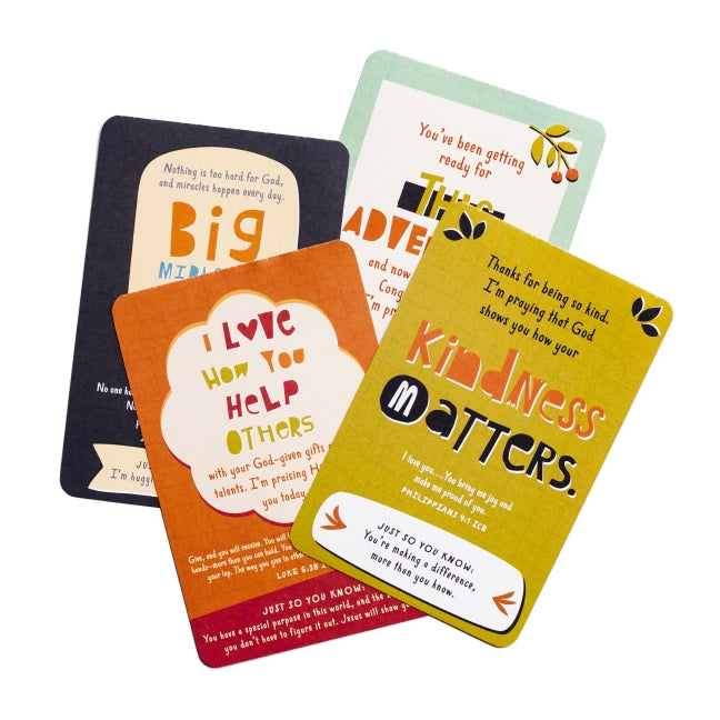 100 Empowering Notes for Kids: Prayers to Share (Shareable Messages of Encouragement with a Prayer, Scripture, and 'Just So-You-Know' Affirmations)