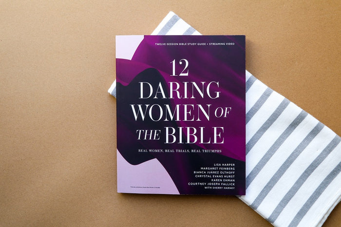 12 Daring Women of the Bible Study Guide + Devotional + Bible Premium Bundle