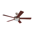 ABANICO DE TECHO 52" COMET BRUSHED NICKEL