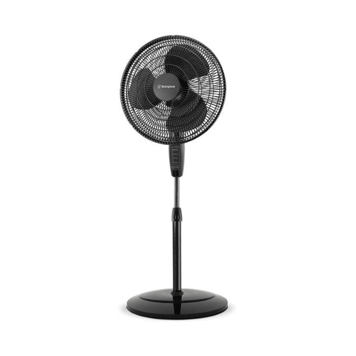 ABANICO PEDESTAL 70W / 16" NEGRO WESTINGHOUSE