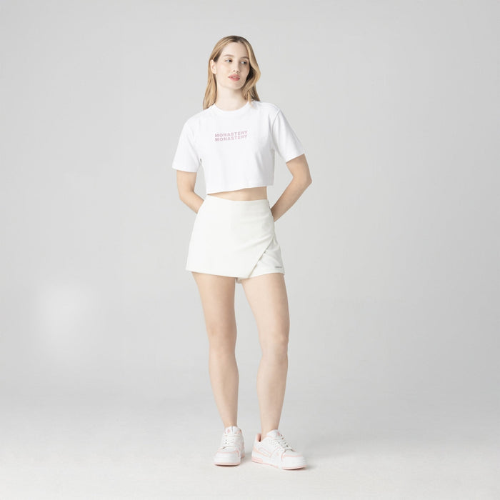 BAOSHE CROP TOP WOMEN WHITE - Monastery | Tienda Oficial Colombia
