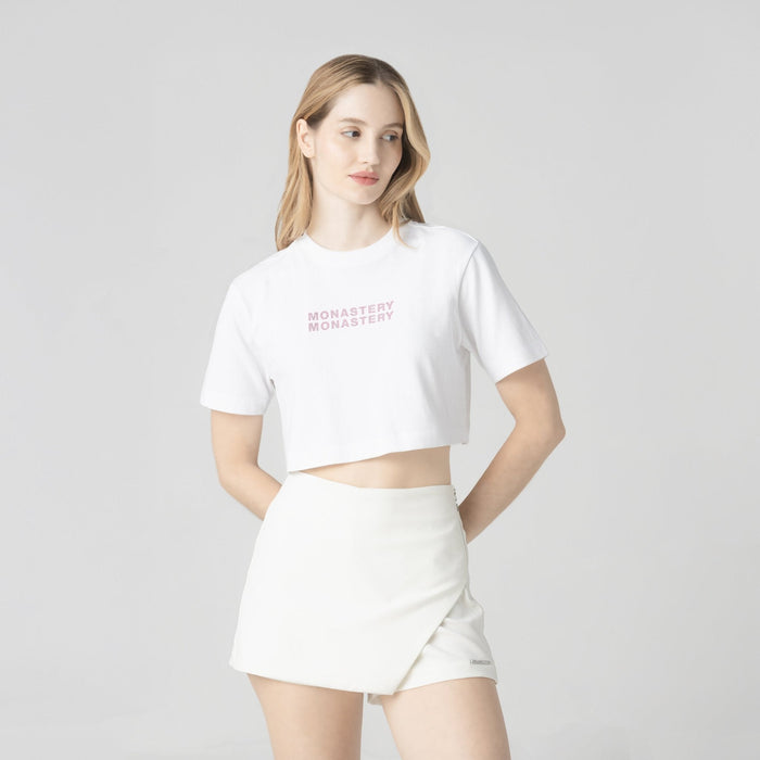 BAOSHE CROP TOP WOMEN WHITE - Monastery | Tienda Oficial Colombia