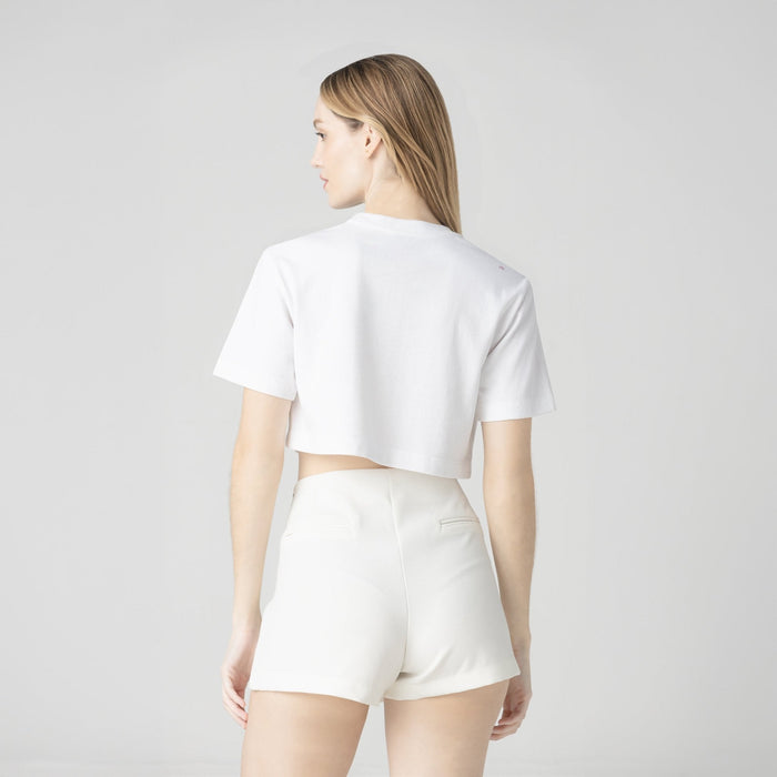 BAOSHE CROP TOP WOMEN WHITE - Monastery | Tienda Oficial Colombia