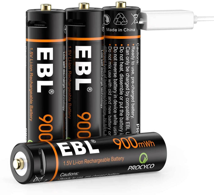 Batería Recargable USB AA/AAA