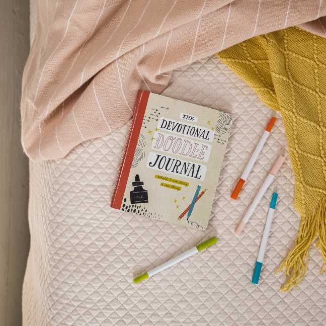 Behold, I Am Doing a New Thing: The Devotional Doodle Journal – 90 Daily Devotions with Scripture, Journaling Space, and Creative Activity Prompts for a Deeper Faith