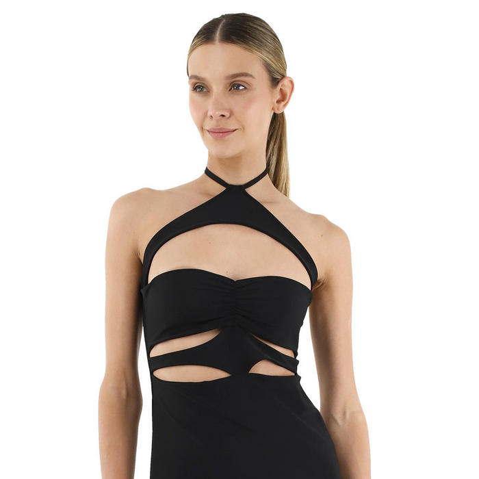 Black Amara Long Dress