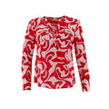 Blusa Dna Couture Mangas Largas Estampado para Damas