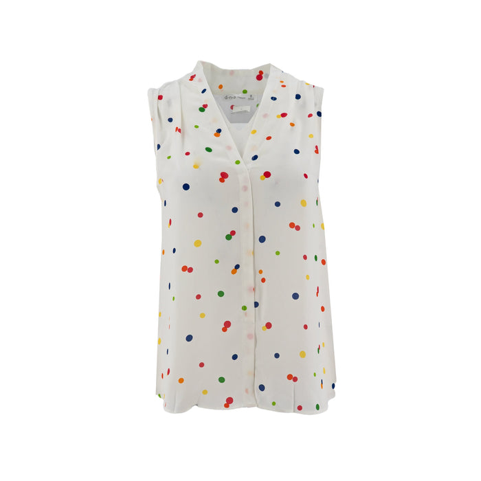 Blusa Dna Couture sin Mangas Bolas para Damas