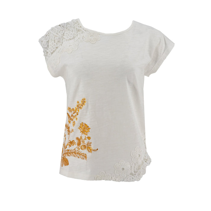 Blusa Essencia Mangas Cortas Estampado para Damas