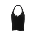 Blusa Madden Girl Halter Tachuelas para Damas
