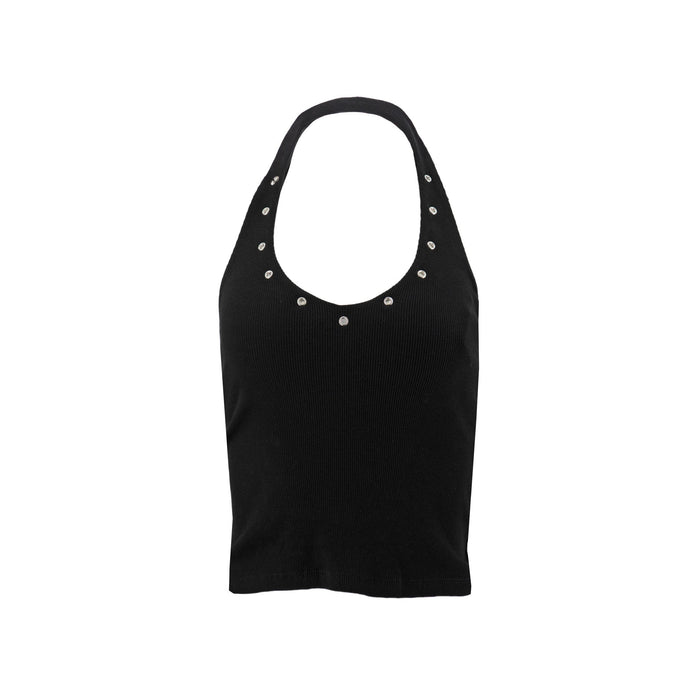 Blusa Madden Girl Halter Tachuelas para Damas