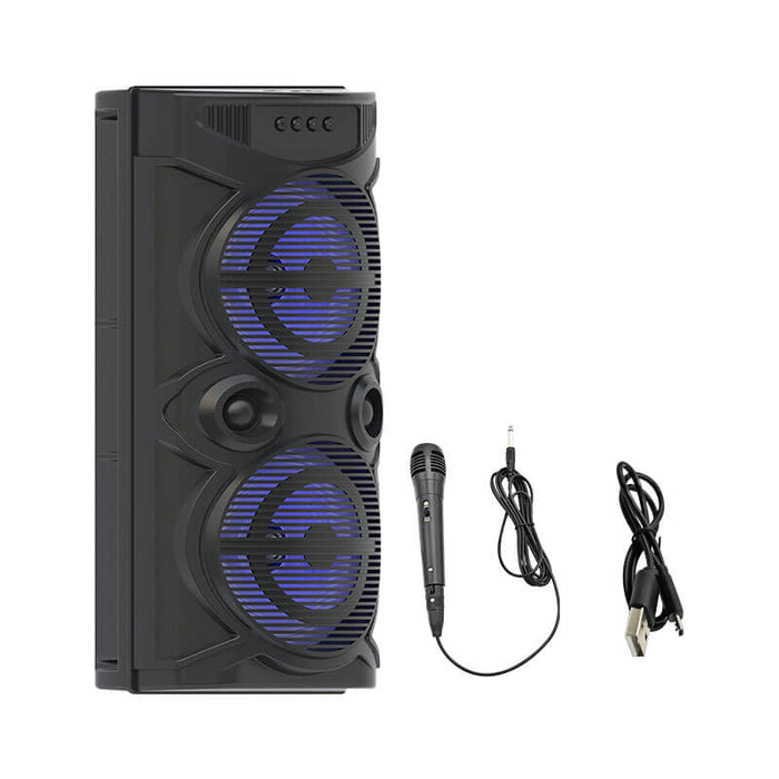 Bocina Inalambrica Bluetooth Con Microfono TWS/AUX/TF/USB