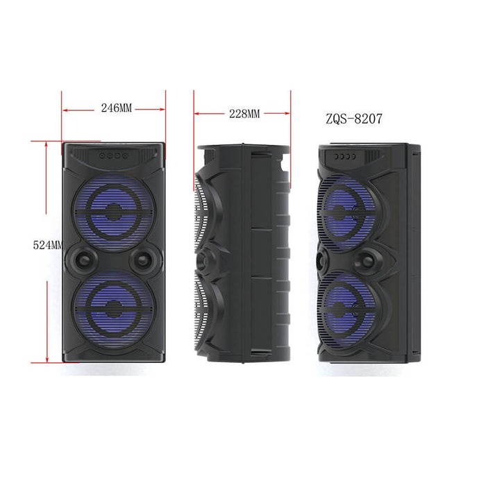 Bocina Inalambrica Bluetooth Con Microfono TWS/AUX/TF/USB