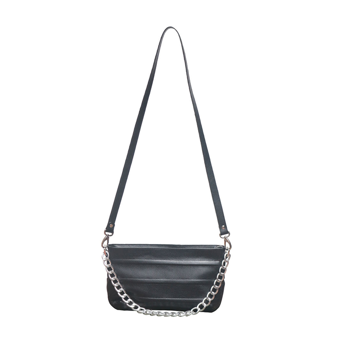 Bolso manos libres Silver CHAIN Negro