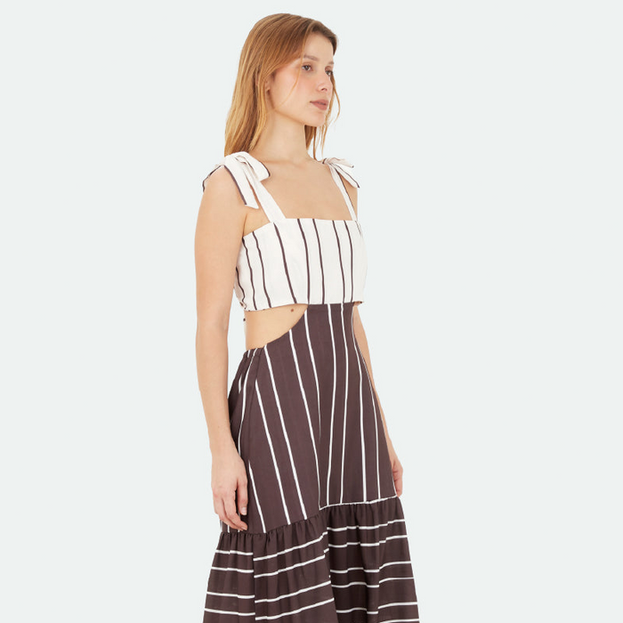 Brown Bahia Long Dress