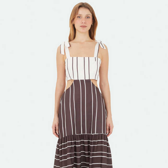Brown Bahia Long Dress