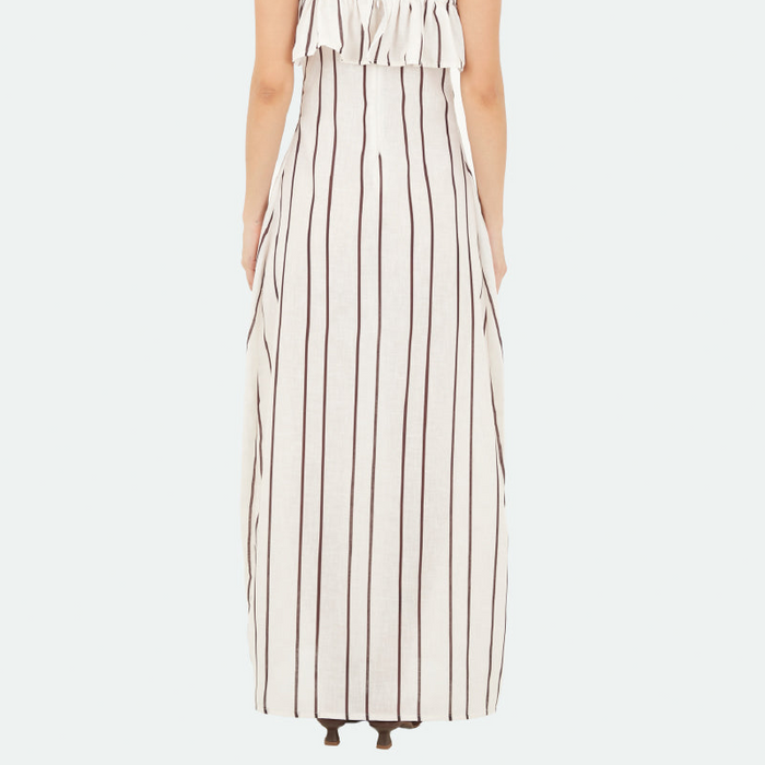 Brown Marbella Long Dress