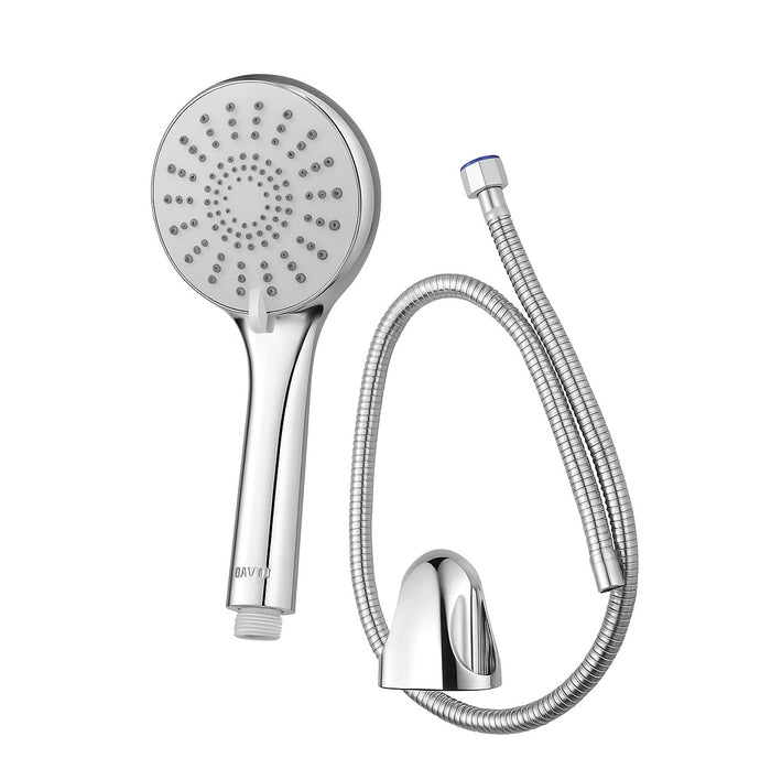 Cabezal De Ducha Manual Con Manguera De Acero Inoxidable De 140 cm
