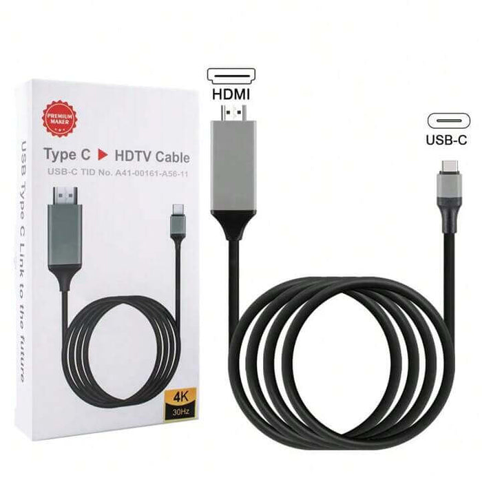 Cable de Conexión Tipo C a HDMI 4K 30Hz