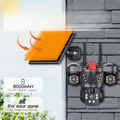 Camara De Seguridad Solar De Triple Lente Wifi 2.4ghz