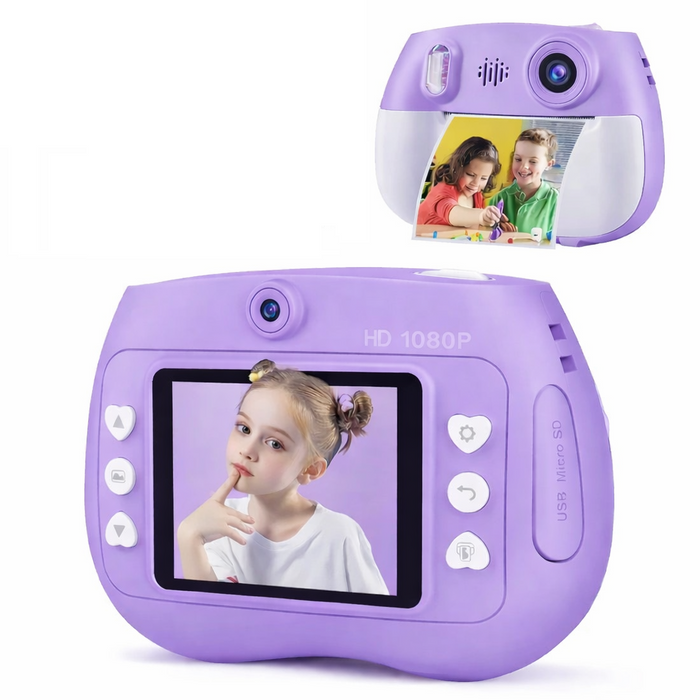 Cámara Instantánea Termica 1080P HD – Incluye 4 Rollos Y Juegos