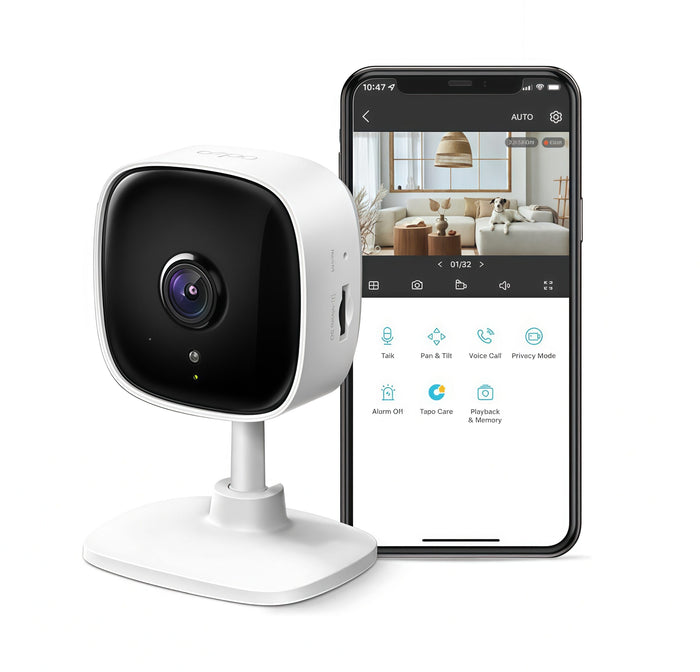 Cámara Interior Tapo – TP-Link 2K Con Detección Inteligente y Audio Bidireccional (2PCS)