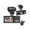 Cámara Para Automóvil Wifi 3 En 1 HD 1080P Con Cámara Trasera