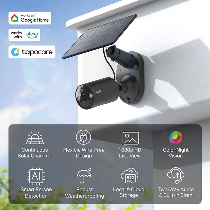 Cámara WiFi Exterior Solar Tapo C402-Kit 1080p TP-Link