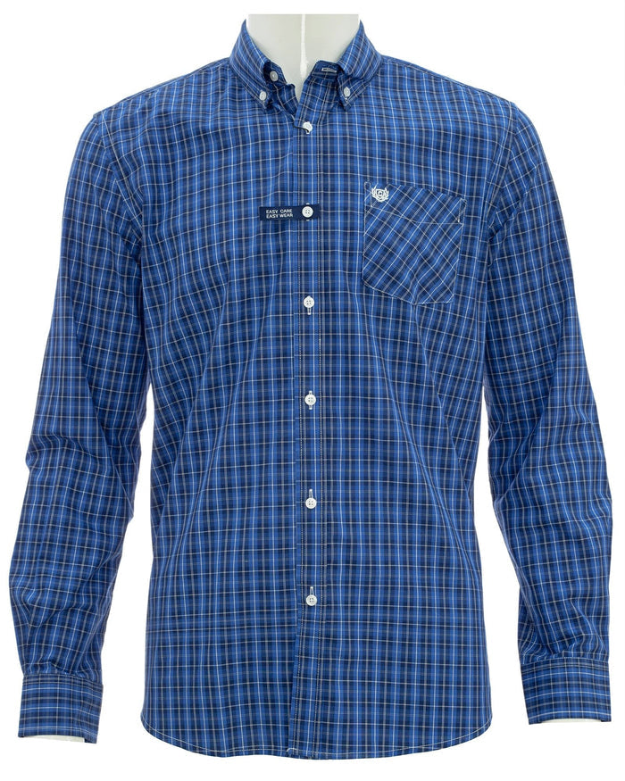 Camisa Chaps Mangas Largas Cuadros P/ Caballeros by Chaps