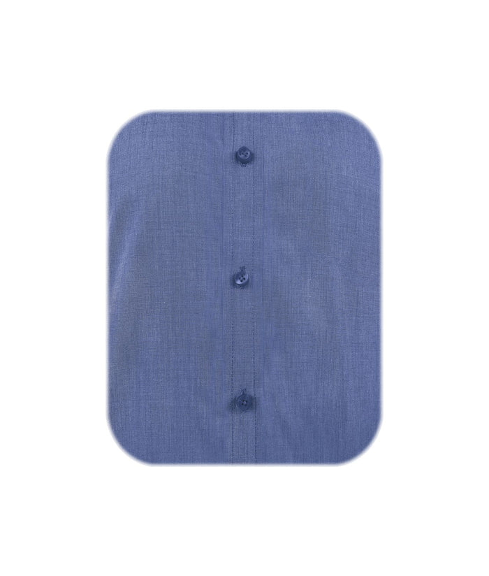 Camisa formal azul hortensia slim fit manga larga para hombre XS a 10XL