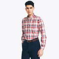 Camisa Nautica Mangas Largas Cuadros P/ Caballeros W36200-6GT by Nautica