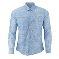 Camisa Oscar De La Renta Mangas Largas Estampada Para Caballeros by Oscar De La Renta