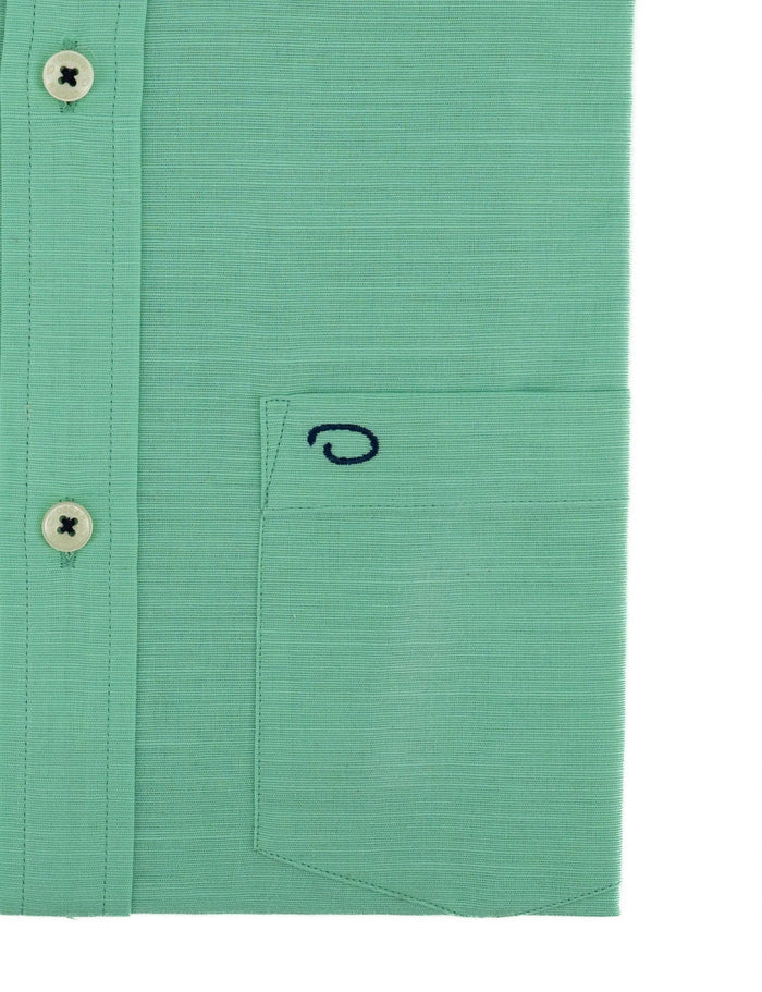Camisa Oscar De La Renta Mangas Largas Lisa P/ Caballeros B2202WVN901-GRN by Oscar De La Renta