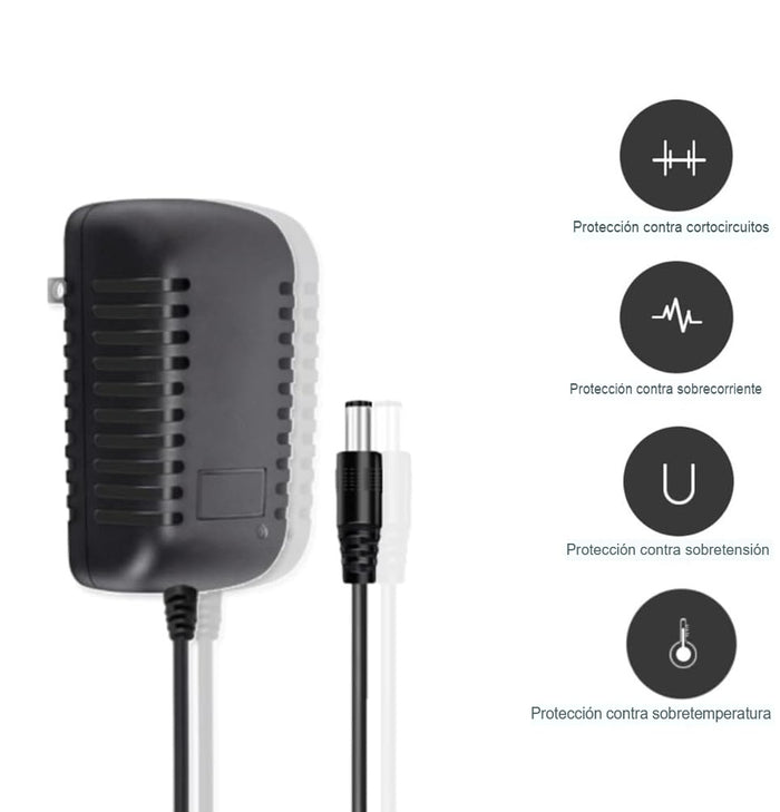 Cargador 9V 2A Adaptador de Energía Para Router/Camaras/Tiras Led