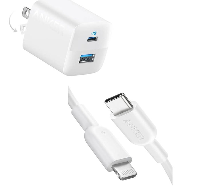 Cargador Anker 33W USB-C y USB-A