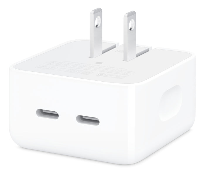 Cargador Apple Con Puerto USB-C Doble De 35W