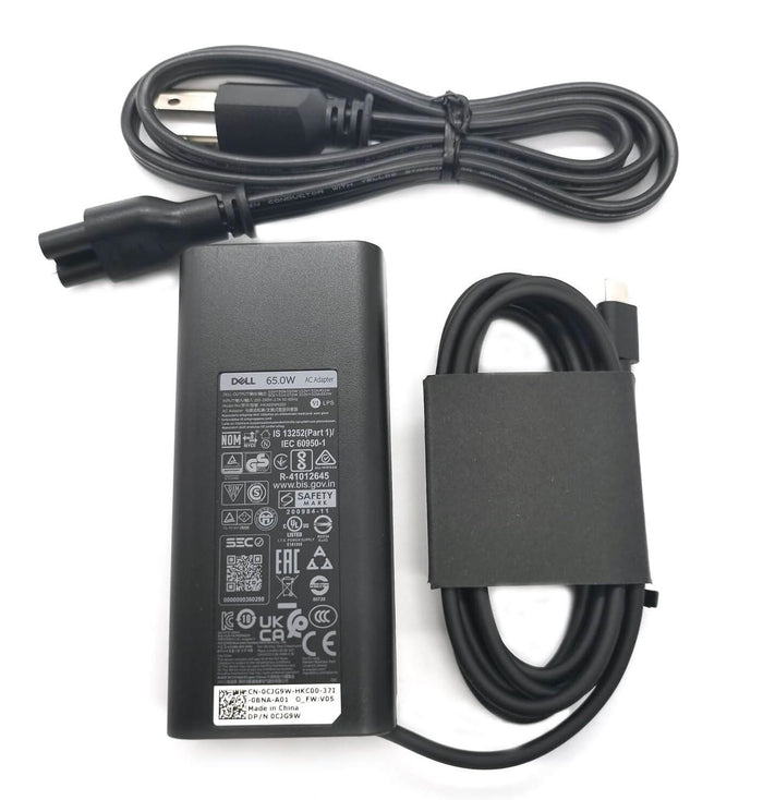 Cargador Dell Para Laptop De 65W USB-C