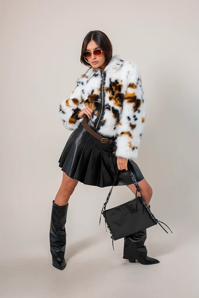 CHAQUETA EFECTO PELO G-F 8137.
