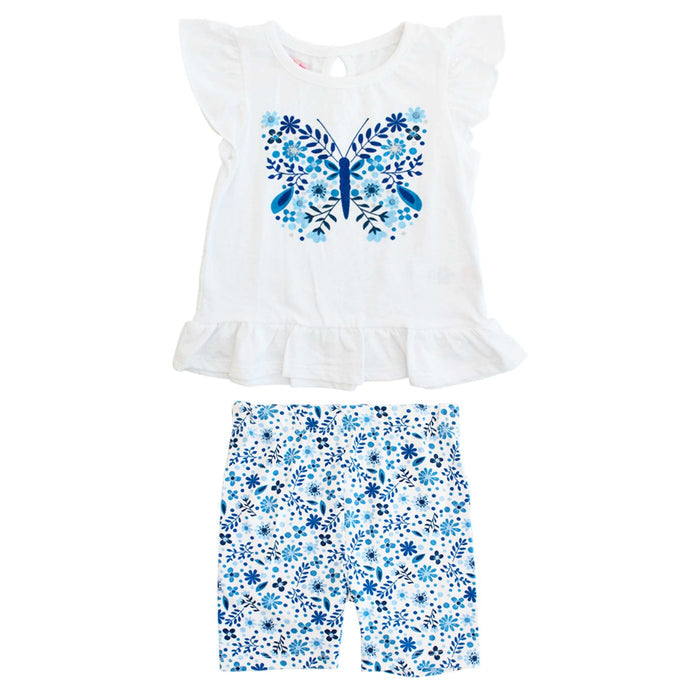 Conjunto Tiny Tots sin Mangas Estampado 2 Piezas Nina