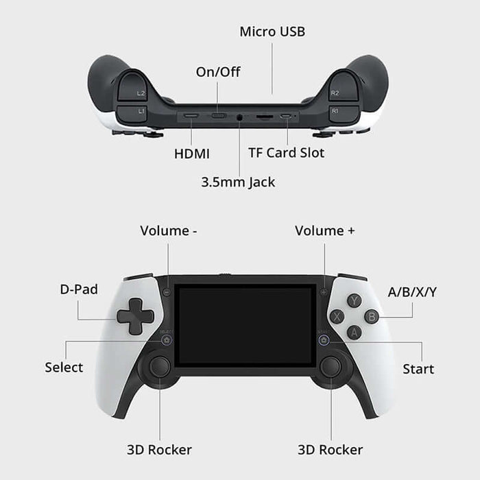 Consola De Juegos Portátil M25 Con Hasta 30,000 juegos
