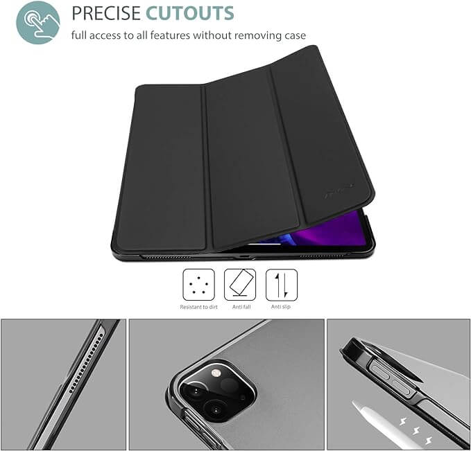 Cover iPad Pro 12.9 Compatible Con 3ra/4ta/5ta/6ta Gen Tipo Libro
