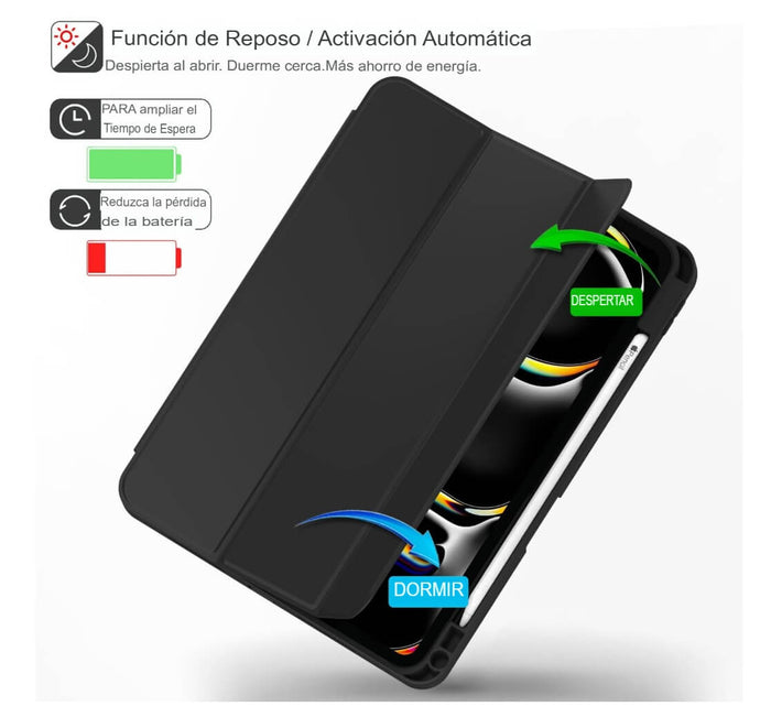 Cover Tipo Libro Para iPad Pro 11" M4 5ta generación
