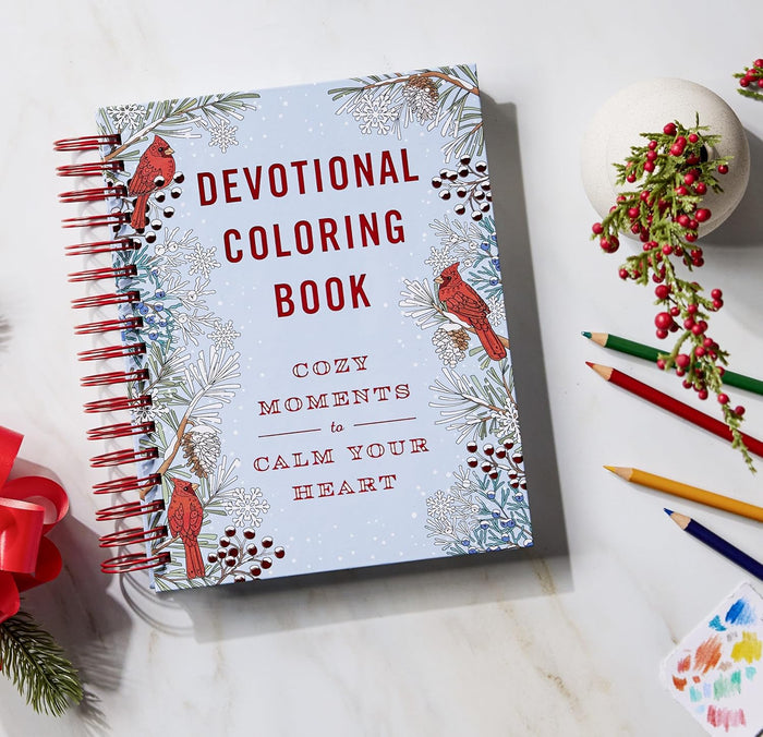 Cozy Moments to Calm Your Heart: Devotional Adult Coloring Book (77 Daily Devotions and Coloring Pages to Warm Your Soul) – The Perfect Gift for Christian Women