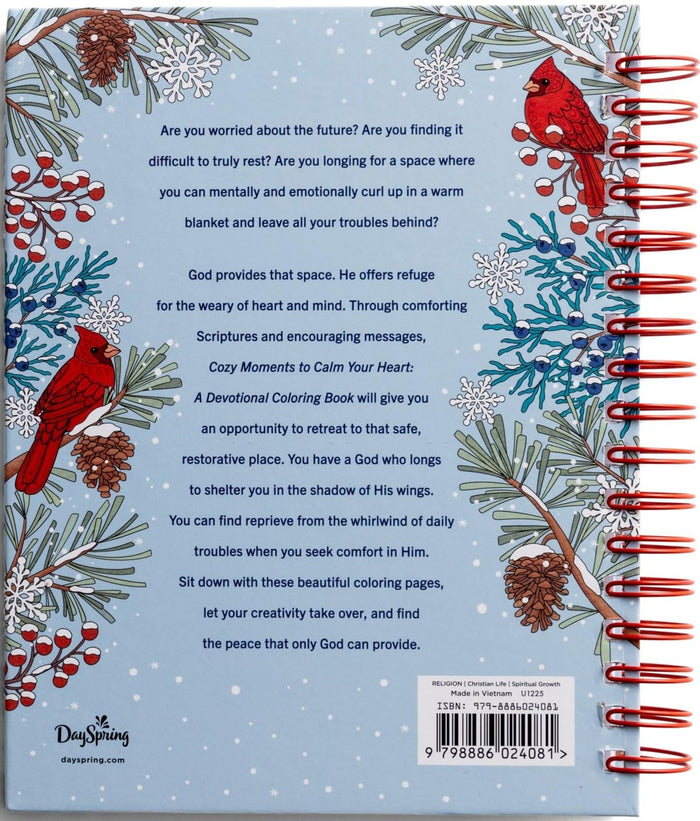 Cozy Moments to Calm Your Heart: Devotional Adult Coloring Book (77 Daily Devotions and Coloring Pages to Warm Your Soul) – The Perfect Gift for Christian Women