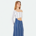 Dark Blue Lumi Long Dress