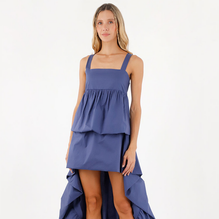 Dark Blue Luvana Long Dress