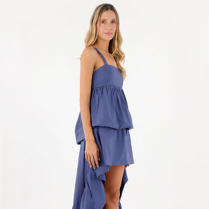 Dark Blue Luvana Long Dress