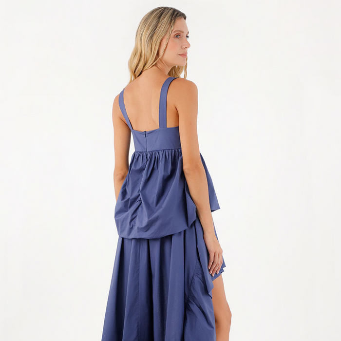 Dark Blue Luvana Long Dress