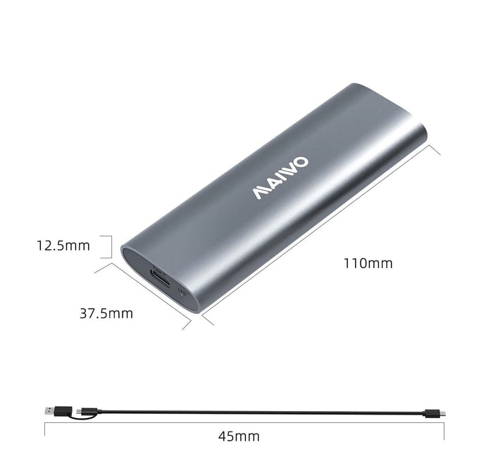 Enclosure Para SSD M.2 NVMe USB 3.1 Gen 2